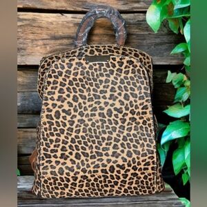 Leopard Print Backpack
